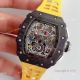 KV Factory V2 Upgraded Carbon Richard Mille RM011 Yellow Rubber Band Replica Watches For Sale (2)_th.jpg